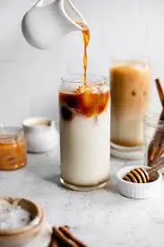 Honey Cinnamon Ice Latte