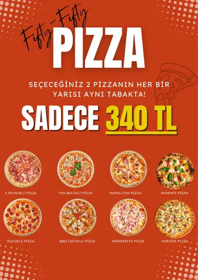 Fifty Fifty Pizza Kampanyası